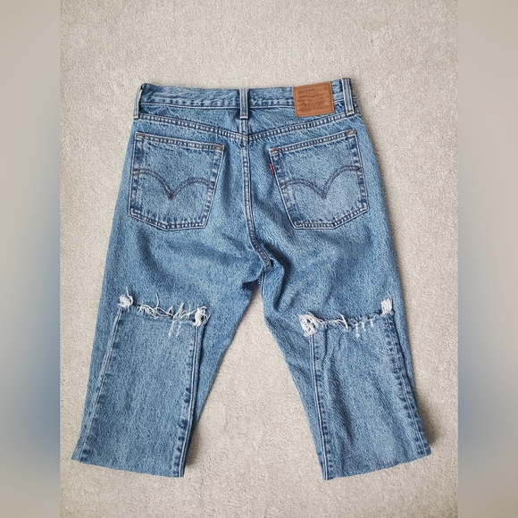 Levi's wedgie straight fit jeans light medium wash blue - Picture 4 of 9